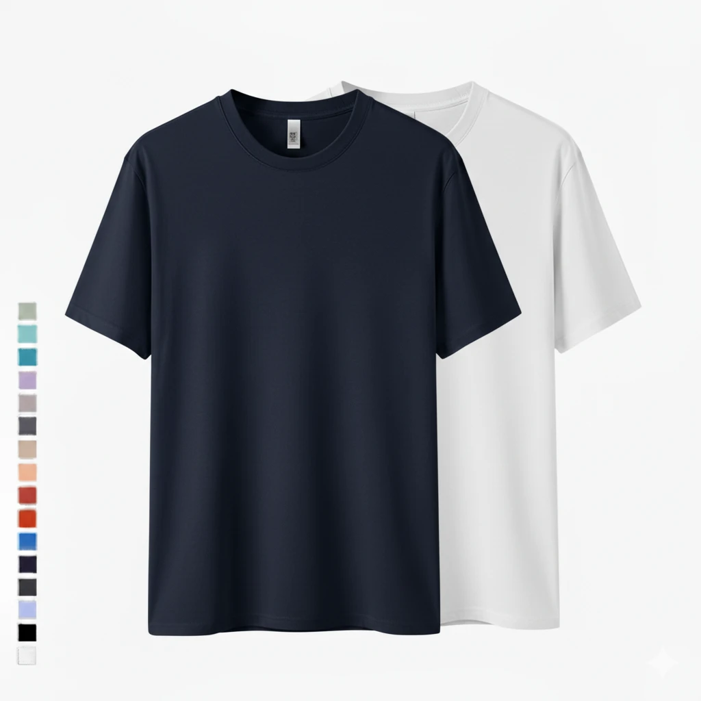 Basic Short Sleeve T-shirt 155 Gsm | Manufacturer for European and USA Brands