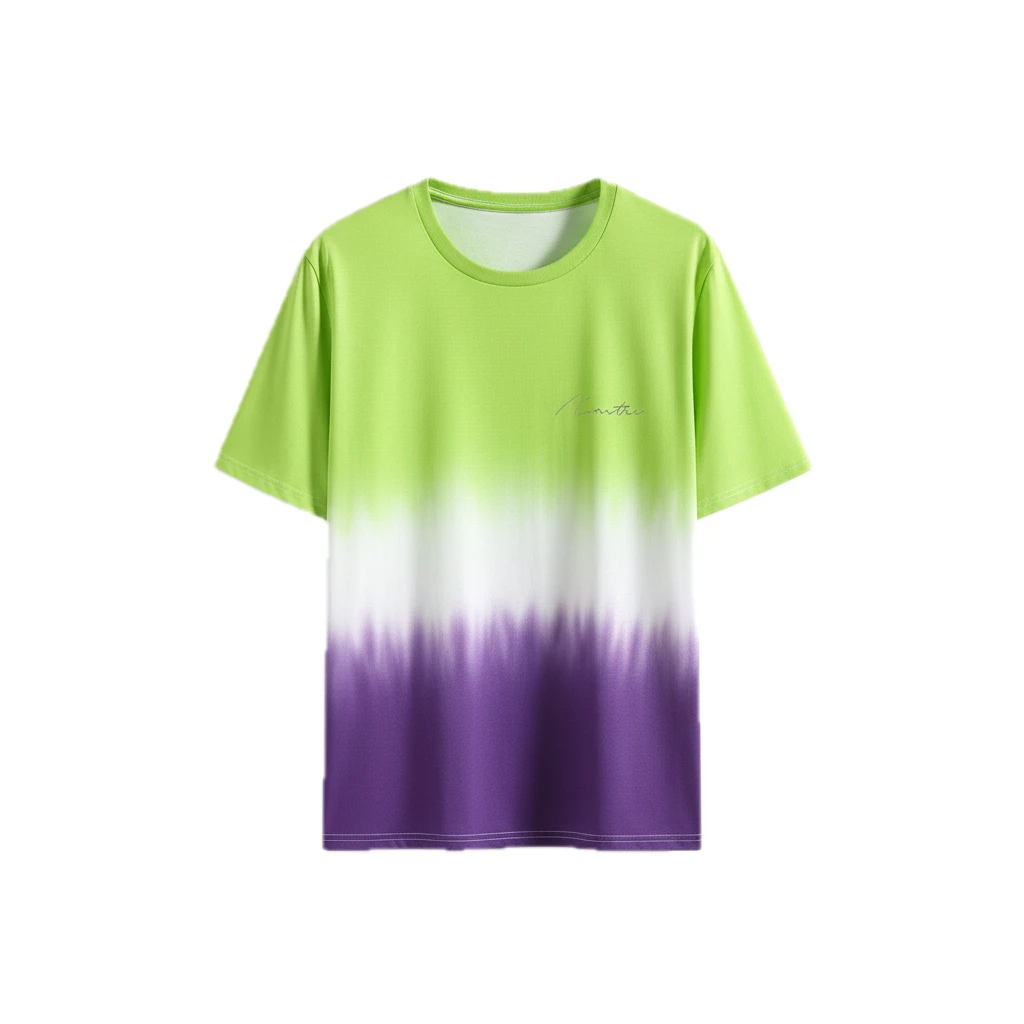SiATEX CA - Black and White Gradient Stripe T-shirt | Manufacturer for USA and Eropean Brands Custom Brand Ombre T-Shirt Bangladesh | Lead Factory