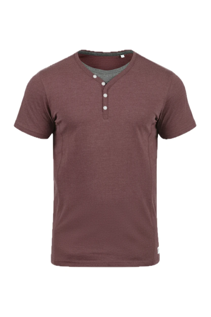 Best Button Neck Cotton T-Shirt Factory Bangladesh | Middle East