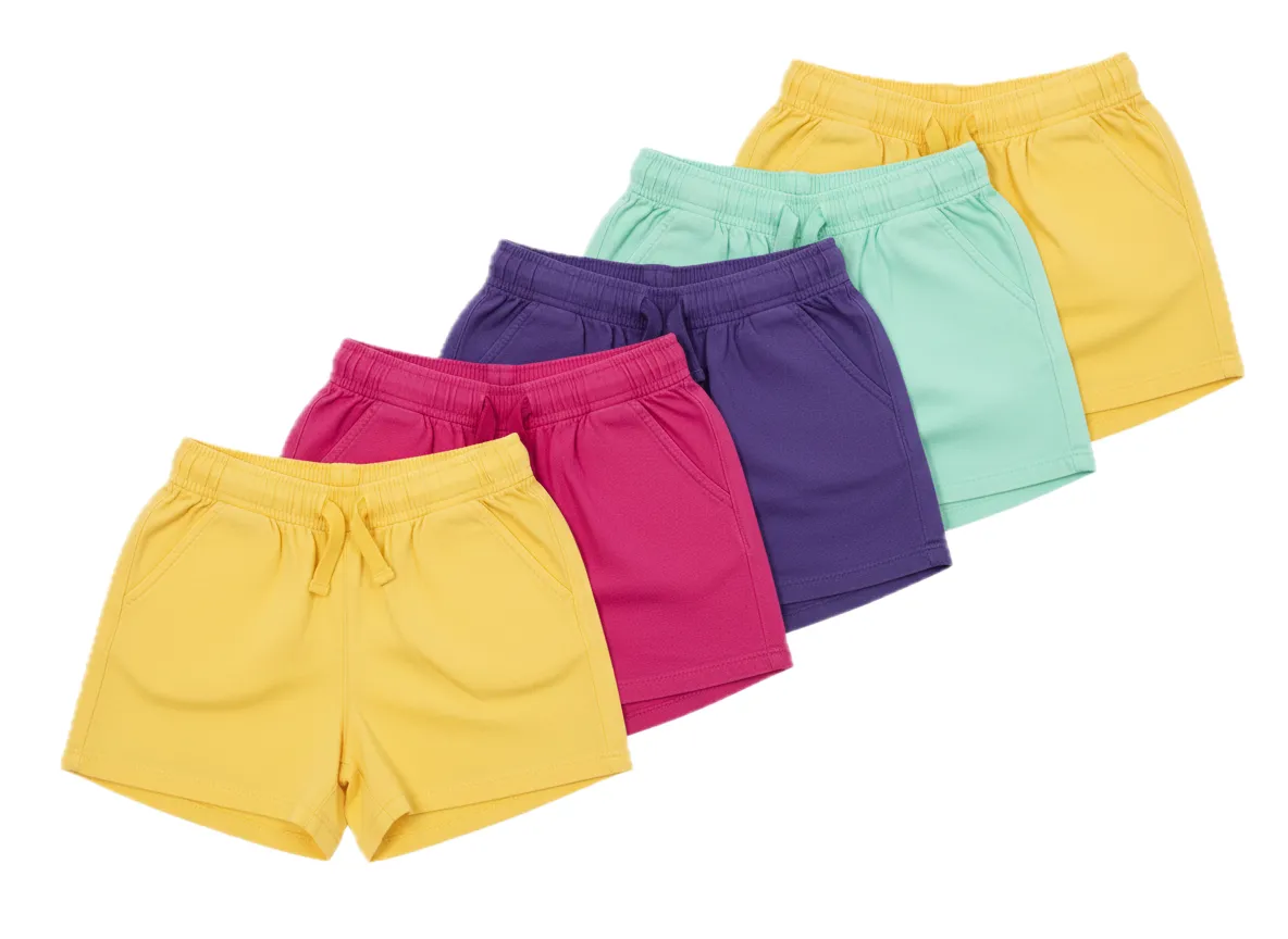 SiATEX CA - Bulk Girls Relaxed Fit Shorts for Europe & USA | Global Manufacturer Bulk Girls Relaxed Fit Shorts for Europe & USA | Global Manufacturer