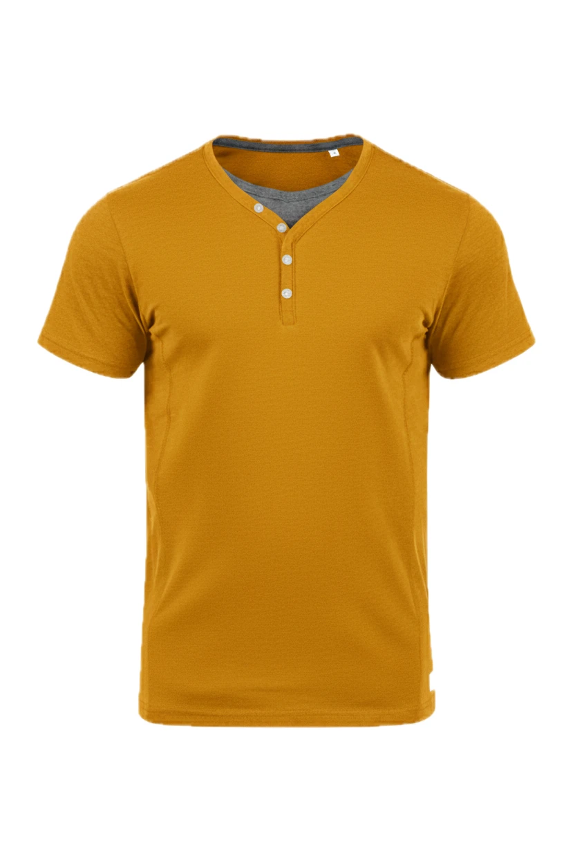 Bulk Men Everyday Casual Henley T-Shirt for USA & Europe | Wholesale Manufacturer