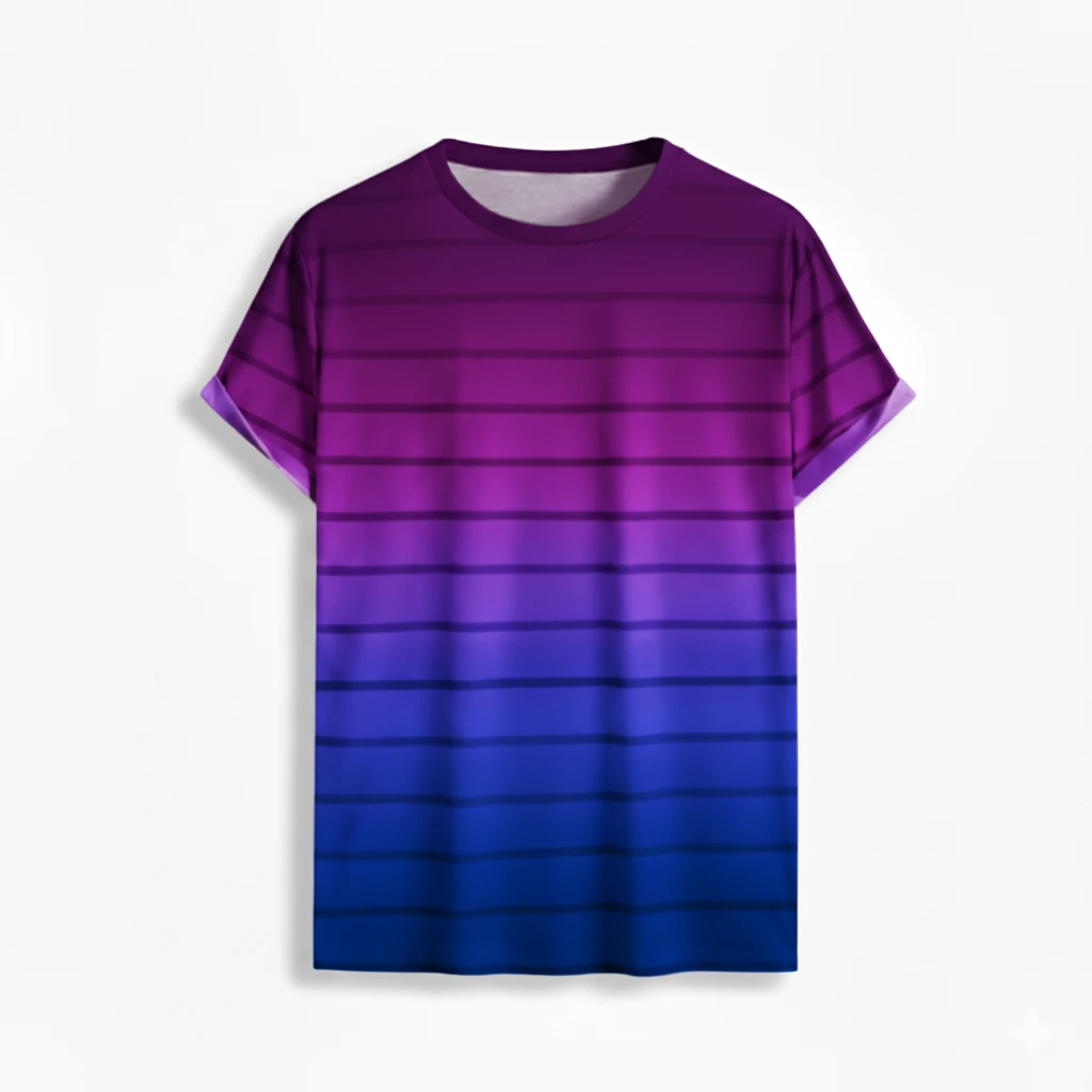 SiATEX CA - Fade Effect Stripe Knit T-shirt | Manufacturer for USA & European Brands Fade Effect Stripe Knit T-shirt | Manufacturer for USA & European Brands