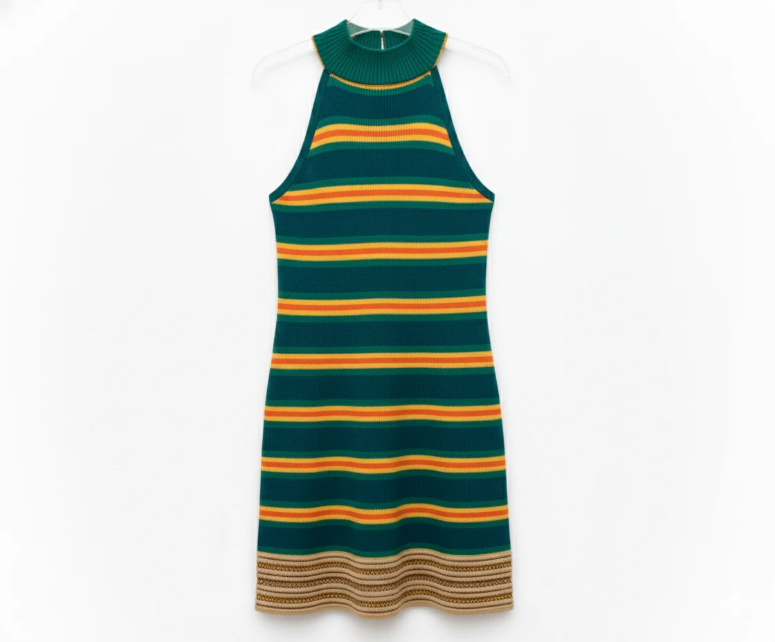 SiATEX CA - Bulk Striped Halter Dress | Wholesale Manufacturer for USA & Europe Bulk Striped Halter Dress | Wholesale Manufacturer for USA & Europe