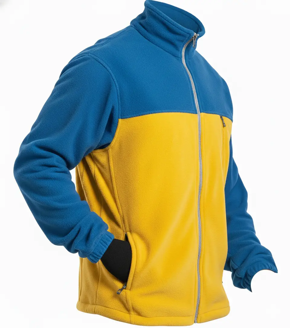 SiATEX CA - Men’s Casual Colorblock Fleece Jacket for Winter | Manufacturer for USA Premium Micro Polar Fleece Jackets Manufacturer Bangladesh | Wholesale Italy