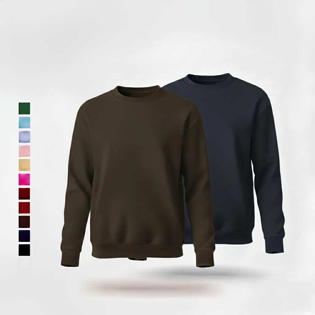 SiATEX CA - Unisex Fleece Crew Sweatshirt | Manufacturer for the USA & European Companies Unisex Fleece Crew Sweatshirt | Manufacturer for the USA & European Companies