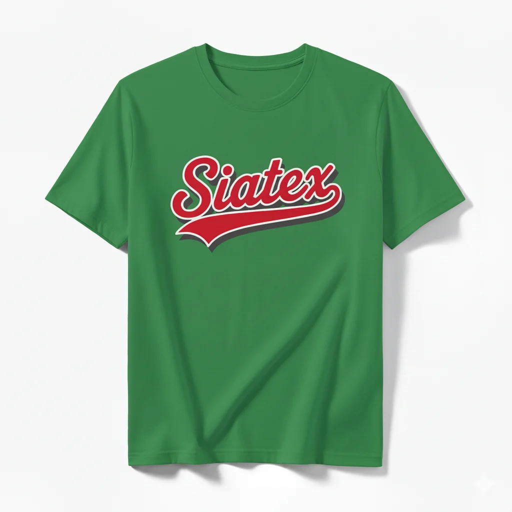SiATEX CA - Vintage Script Siatex Logo T-shirt | Manufacturer for European and USA Buyers Vintage Script Siatex Logo T-shirt | Manufacturer for European and USA Buyers