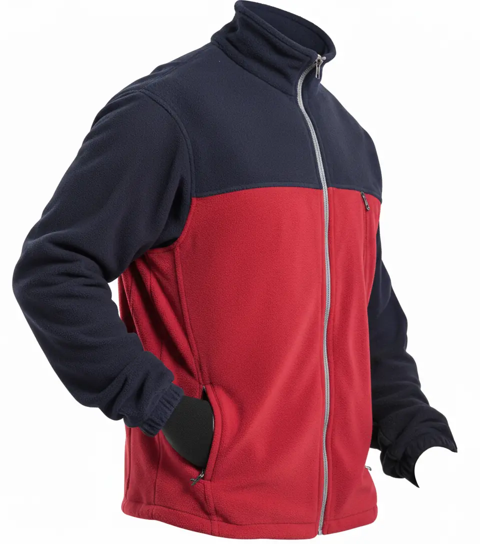 SiATEX CA - Warm Men’s Colorblock Fleece Zip up Jacket | Manufacturer for USA Warm Men’s Colorblock Fleece Zip up Jacket | Manufacturer for USA
