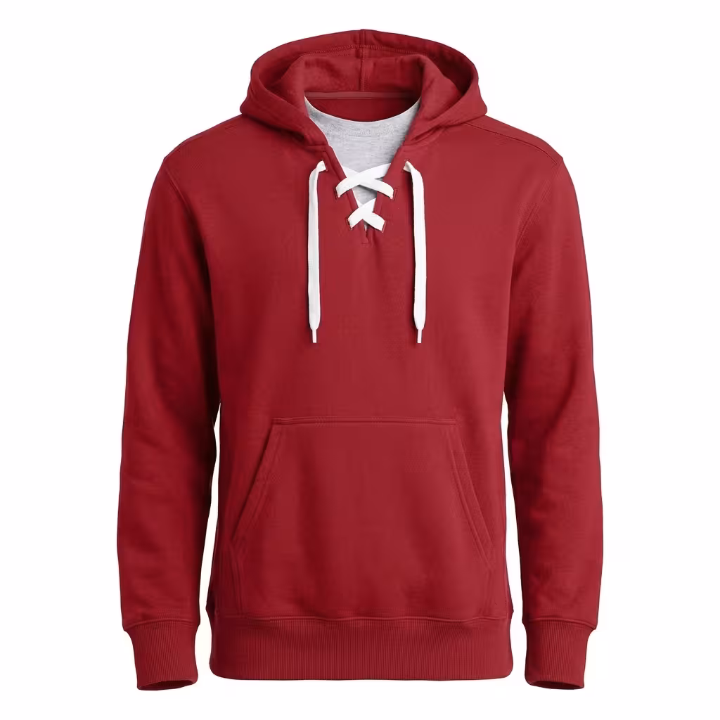 SiATEX CA - Mens Lace up Pullover Hooded Sweatshirt Mens Lace up Pullover Hooded Sweatshirt