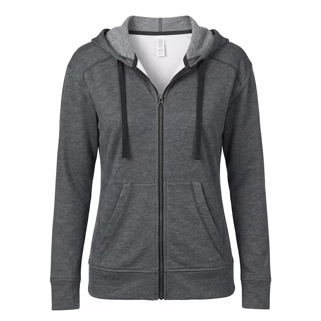 SiATEX CA - Womens Posicharge Tri Blend Fleece Full Zip Hooded Jacket Mens Sport Wick Camo Hex Fleece Hooded Pullover
